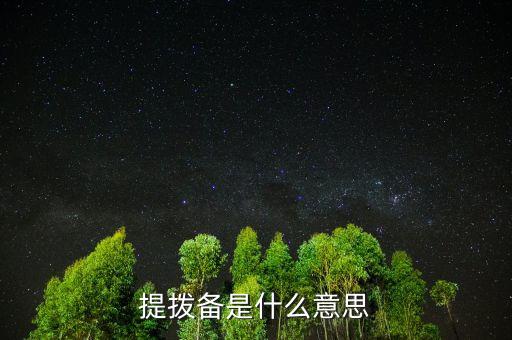 什么叫撥備，提撥備是什么意思