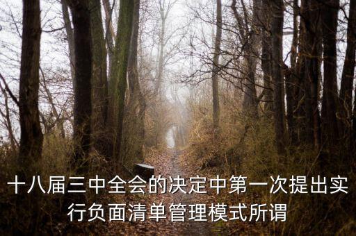 市場(chǎng)準(zhǔn)入負(fù)面清單制度是什么，為什么要制定市場(chǎng)準(zhǔn)入負(fù)面清單