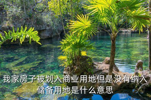 儲(chǔ)備用地是什么意思，我家房子被劃入商業(yè)用地但是沒有納入儲(chǔ)備用地是什么意思