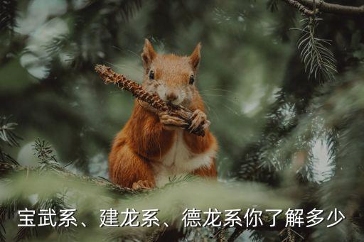 寶武系、建龍系、德龍系你了解多少
