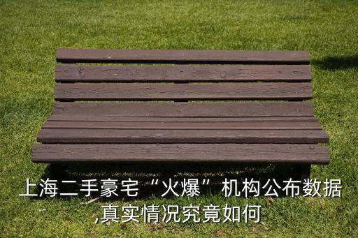  上海二手豪宅“火爆”機構(gòu)公布數(shù)據(jù),真實情況究竟如何