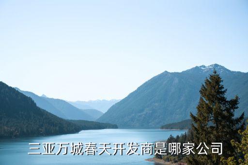  三亞萬(wàn)城春天開(kāi)發(fā)商是哪家公司