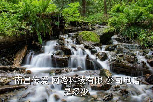  南昌傳愛 網(wǎng)絡(luò)科技有限 公司電話是多少