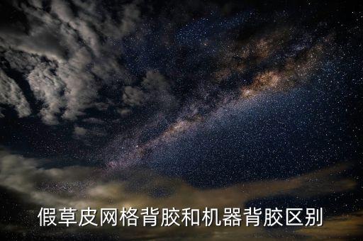 假草皮網(wǎng)格背膠和機器背膠區(qū)別