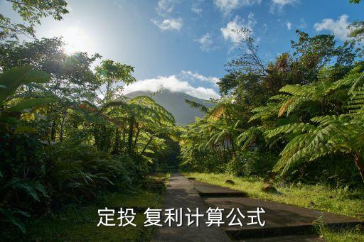 定投 復(fù)利計算公式