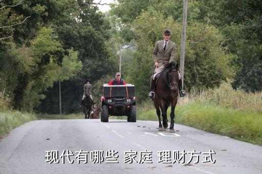 現(xiàn)代有哪些 家庭 理財(cái)方式