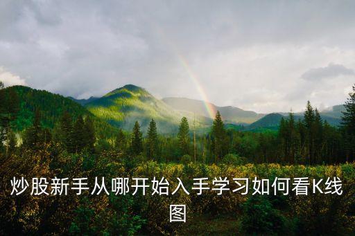 炒股新手從哪開始入手學習如何看K線圖