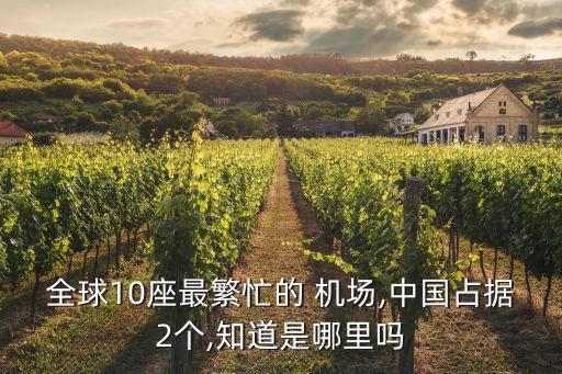 全球10座最繁忙的 機(jī)場,中國占據(jù)2個,知道是哪里嗎