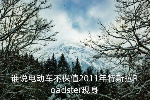 誰(shuí)說(shuō)電動(dòng)車不保值2011年特斯拉Roadster現(xiàn)身