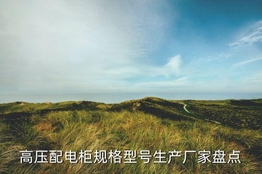 高壓配電柜規(guī)格型號生產(chǎn)廠家盤點(diǎn)