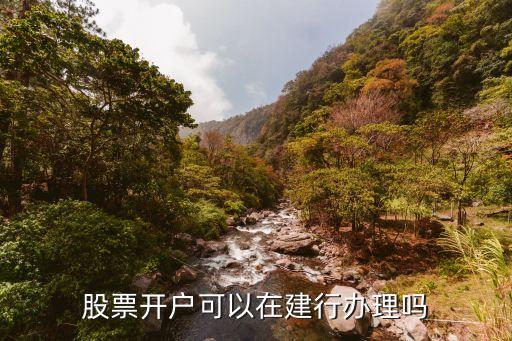 股票開(kāi)戶(hù)可以在建行辦理嗎