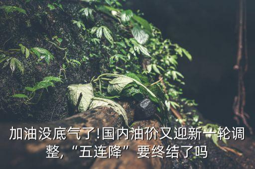 加油沒底氣了!國內(nèi)油價又迎新一輪調(diào)整,“五連降”要終結(jié)了嗎