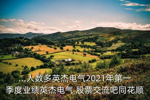 ...人數(shù)多英杰電氣2021年第一季度業(yè)績(jī)英杰電氣 股票交流吧同花順