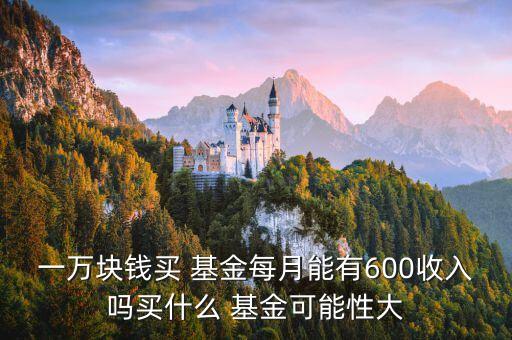 一萬(wàn)塊錢買 基金每月能有600收入嗎買什么 基金可能性大