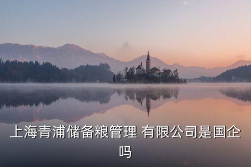上海青浦儲(chǔ)備糧管理 有限公司是國(guó)企嗎