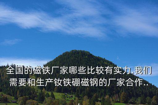 全國的磁鐵廠家哪些比較有實(shí)力.我們需要和生產(chǎn)釹鐵硼磁鋼的廠家合作...