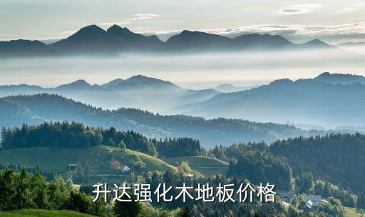  升達(dá)強化木地板價格