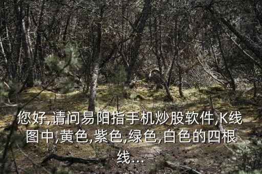 您好,請(qǐng)問(wèn)易陽(yáng)指手機(jī)炒股軟件,K線圖中,黃色,紫色,綠色,白色的四根線...