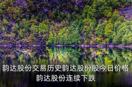 韻達(dá)股份交易歷史韻達(dá)股份股今日價格韻達(dá)股份連續(xù)下跌