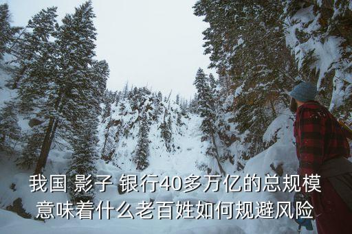 我國 影子 銀行40多萬億的總規(guī)模意味著什么老百姓如何規(guī)避風險