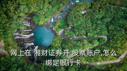 網(wǎng)上在 湘財(cái)證券開 股票賬戶,怎么綁定銀行卡