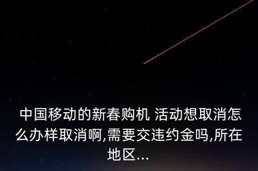 中國移動互聯(lián)網近期海南有活動嗎