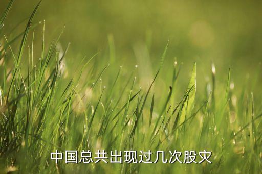 中國(guó)總共出現(xiàn)過(guò)幾次股災(zāi)