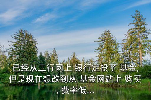 工商銀行基金購買費(fèi)率,購買工商銀行基金有風(fēng)險(xiǎn)嗎