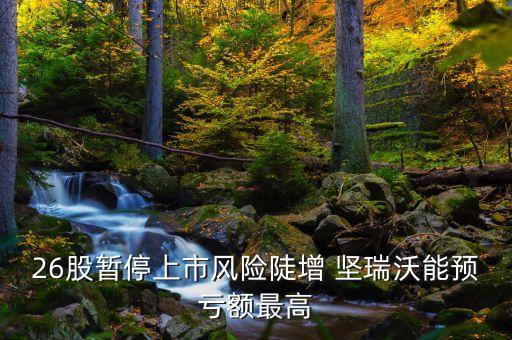26股暫停上市風(fēng)險陡增 堅(jiān)瑞沃能預(yù)虧額最高