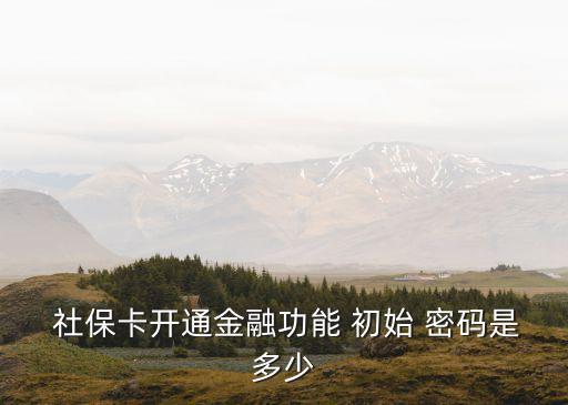 天津中國銀行社保卡初始密碼,中國銀行社?？ǔ跏济艽a是多少啊怎么改
