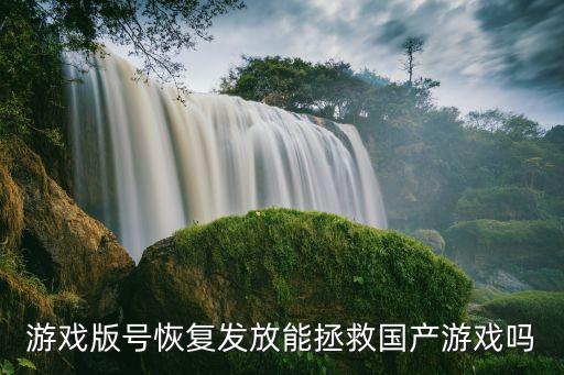 游戲版號恢復(fù)發(fā)放能拯救國產(chǎn)游戲嗎