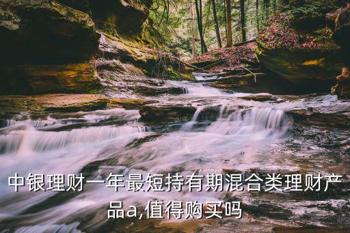 中銀理財(cái)一年最短持有期混合類理財(cái)產(chǎn)品a,值得購(gòu)買嗎