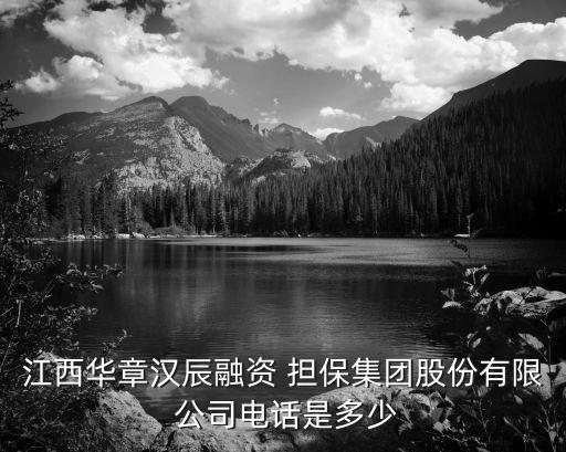 江西華章漢辰融資 擔(dān)保集團股份有限 公司電話是多少