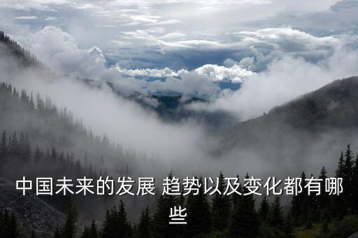 中國(guó)未來(lái)的發(fā)展 趨勢(shì)以及變化都有哪些
