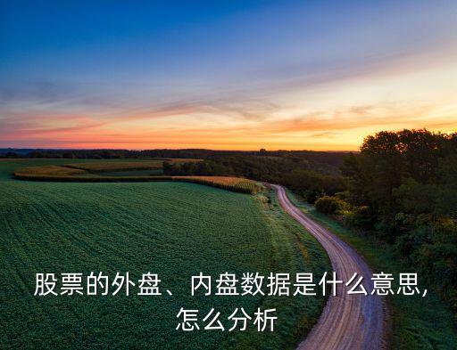  股票的外盤、內(nèi)盤數(shù)據(jù)是什么意思,怎么分析