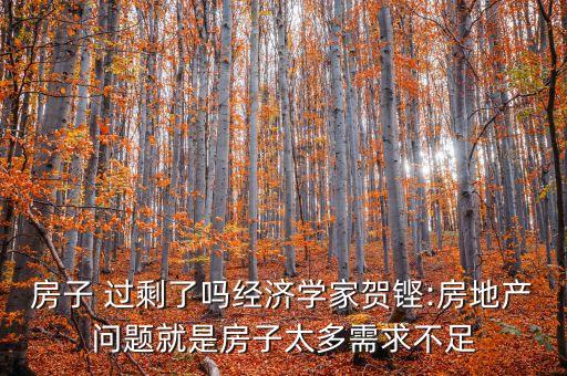 中國(guó)商品房總量過剩,商品房過剩為什么各地還在建?
