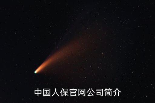 中國人保官網公司簡介