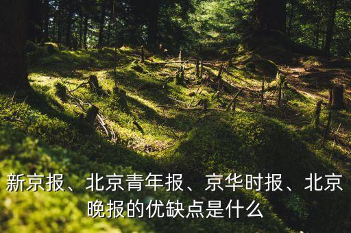 新京報、北京青年報、京華時報、北京晚報的優(yōu)缺點(diǎn)是什么
