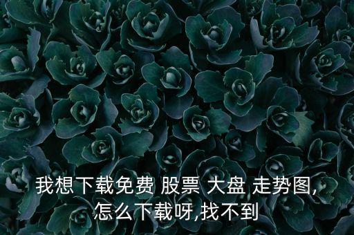 我想下載免費(fèi) 股票 大盤(pán) 走勢(shì)圖,怎么下載呀,找不到
