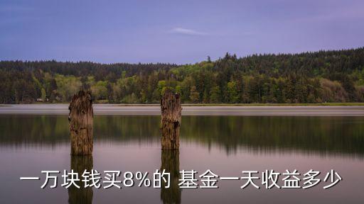 一萬(wàn)塊錢買8%的 基金一天收益多少
