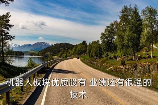 機器人板塊優(yōu)質股有 業(yè)績還有很強的技術