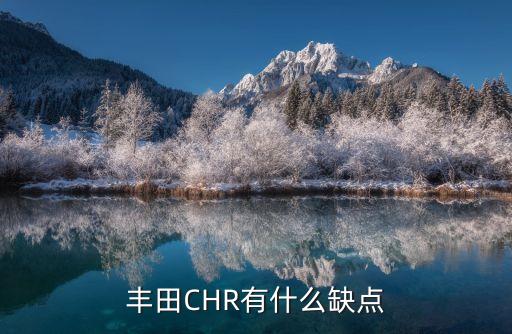 豐田CHR有什么缺點