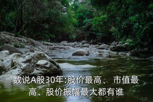 數(shù)說A股30年:股價(jià)最高、 市值最高、股價(jià)振幅最大都有誰