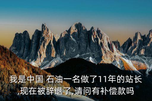 我是中國 石油一名做了11年的站長,現(xiàn)在被辭退了,請(qǐng)問有補(bǔ)償款嗎