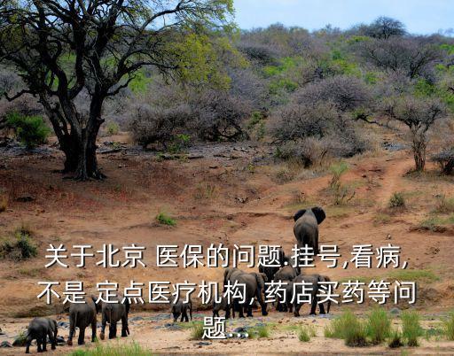 關(guān)于北京 醫(yī)保的問題.掛號(hào),看病,不是 定點(diǎn)醫(yī)療機(jī)構(gòu), 藥店買藥等問題...