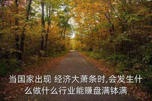 當國家出現(xiàn) 經濟大蕭條時,會發(fā)生什么做什么行業(yè)能賺盤滿缽滿