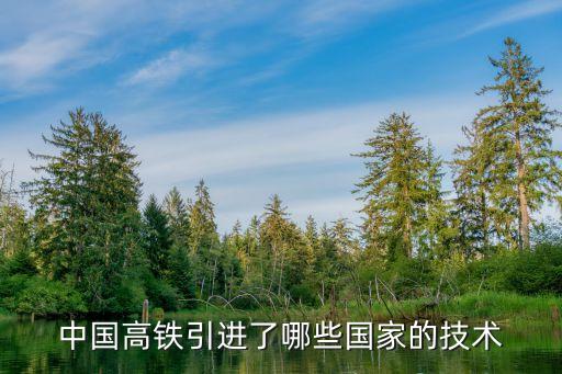 中國(guó)高鐵引進(jìn)了哪些國(guó)家的技術(shù)