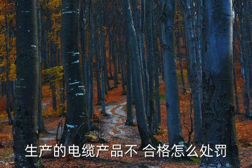 電力公司銷(xiāo)售不合格電線