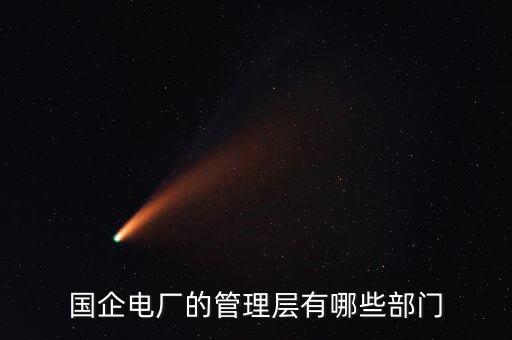 國(guó)企電廠的管理層有哪些部門(mén)