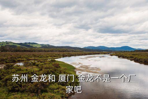 蘇州 金龍和 廈門 金龍不是一個(gè)廠家吧